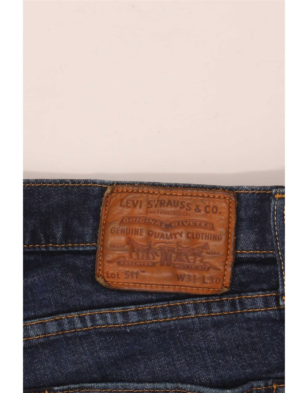 Levi's Herre 511 Slim Jeans W31 L30 Blå Bomuld
