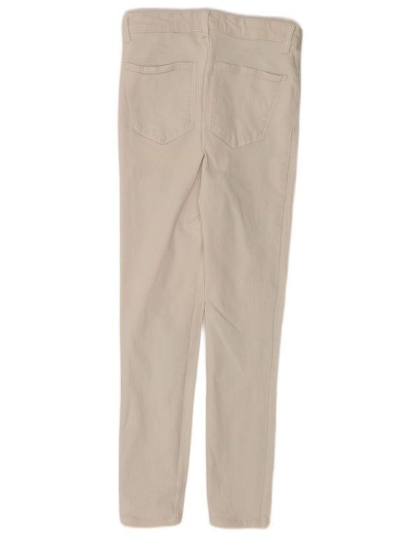 Zara Dame Jegging Jeans EU 38 Small W28 L28 Hvid