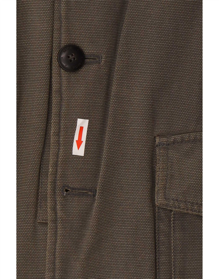 Marlboro Classics Herre Utility Jacket EU 56 3XL Grå Bomuld