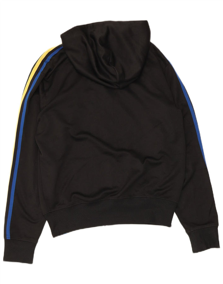 Adidas Hættetrøje med lynlås til mænd mellem sort polyester