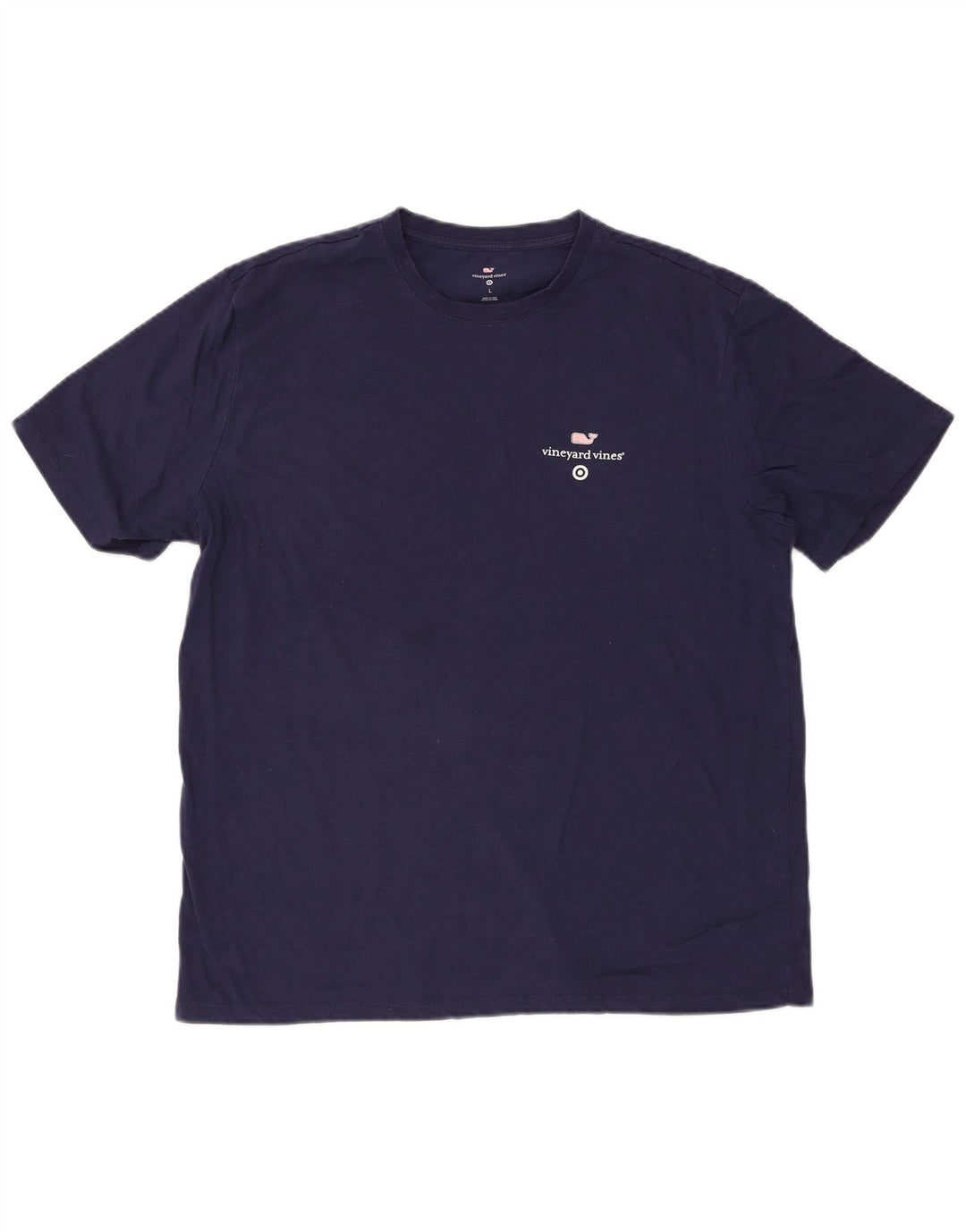 Vineyard Vines Herre grafisk T-shirt Top Stor marineblå bomuld