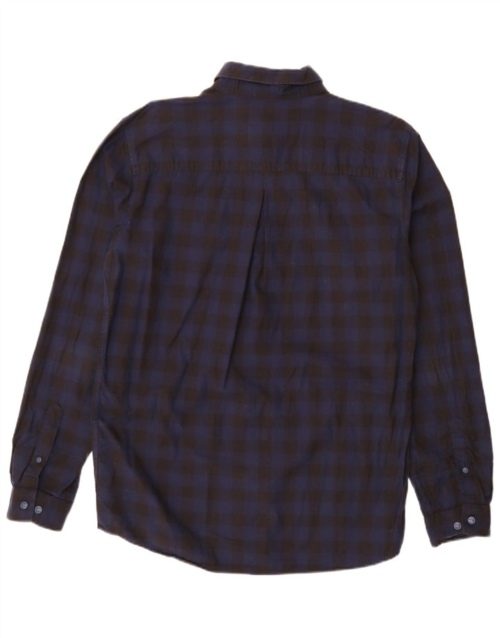 JACK & JONES Herre Slim Fit skjorte Stor sort Gingham Bomuld