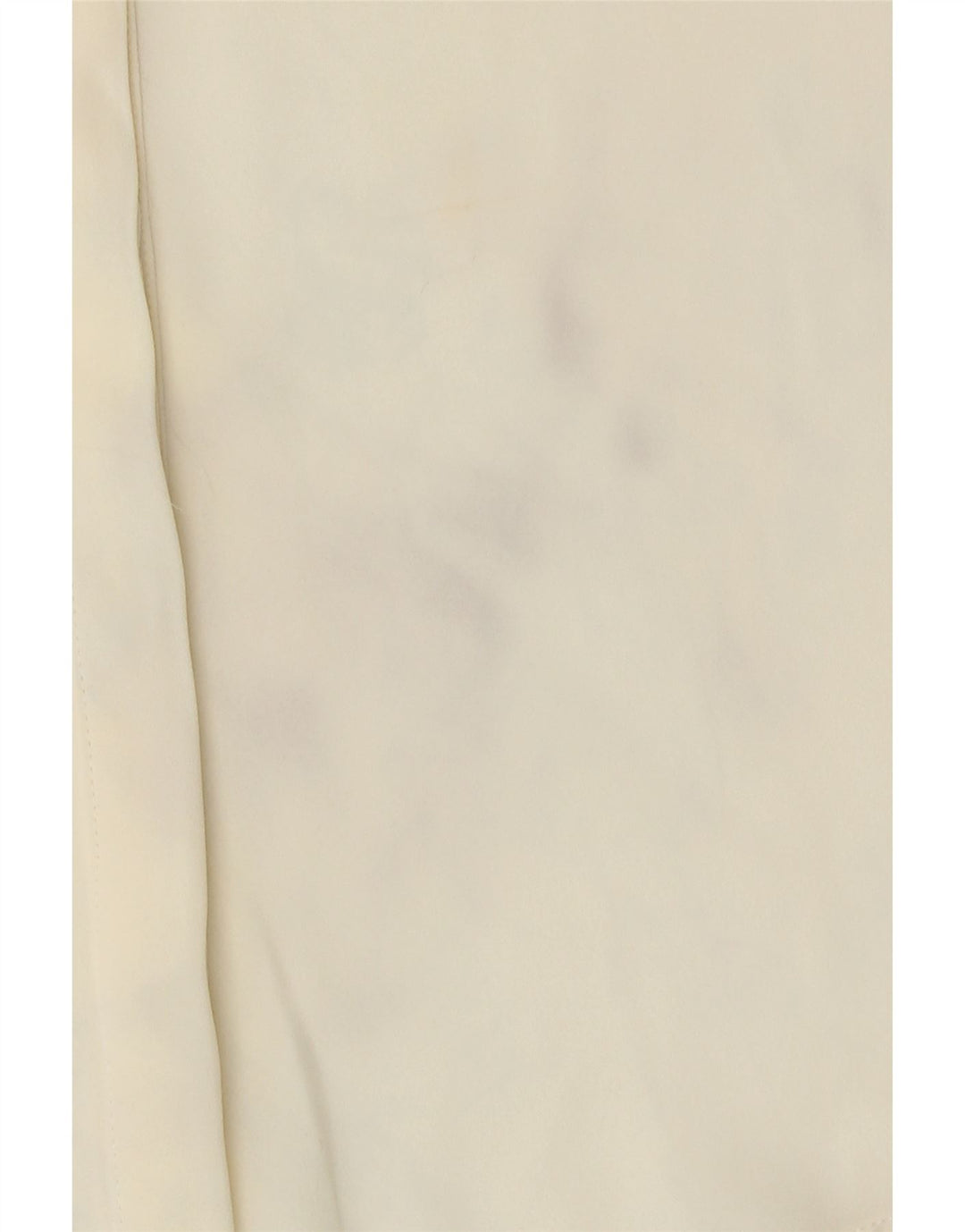 Zara Kvinders Skjorte Bluse UK 6 XS Off White Polyester