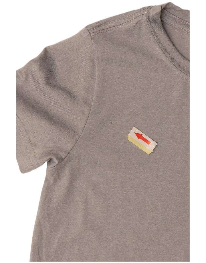 PUMA Boys T-Shirt Top 5-6 år Grå polyester