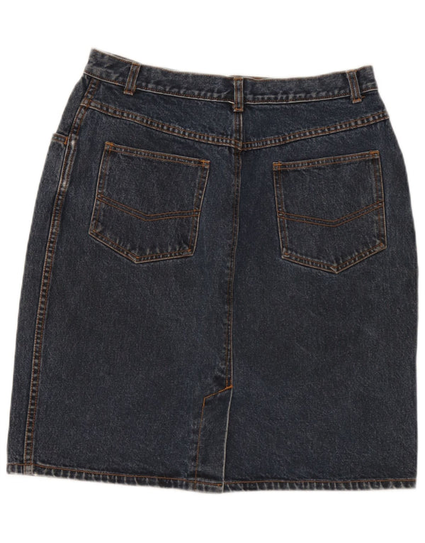 Jinglers Dame Denim Nederdel EU 44 Large W32 Blå Bomuld