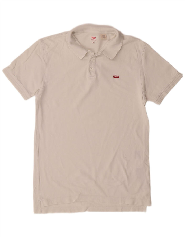 LEVI'S Poloshirt til mænd Medium hvid bomuld