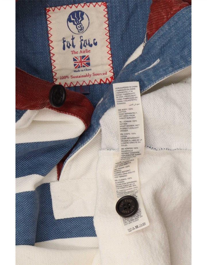 Fat Face Herre The Airlie Sweatshirt Jumper Medium White Colourblock