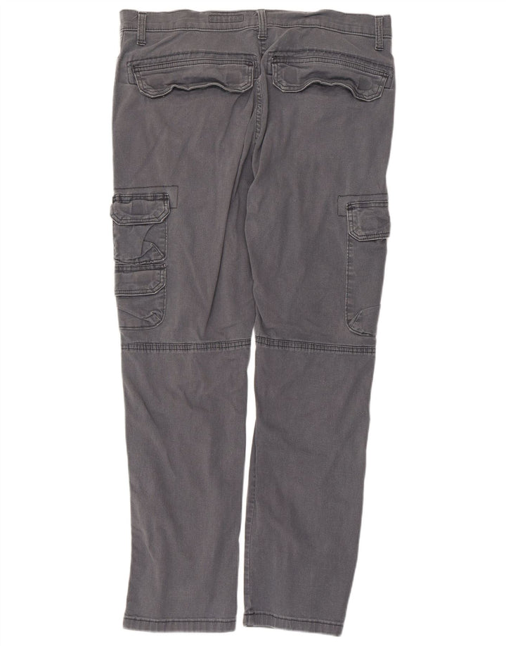 Wrangler Herre Regular Tapered Cargo Bukser W33 L30 Grå Bomuld