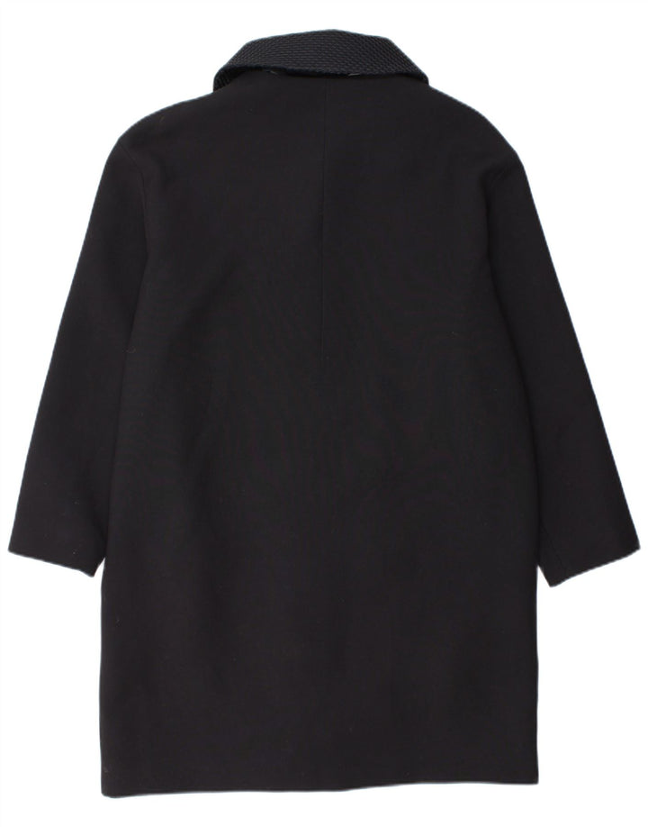 COS Dame Overfrakke EU 38 Medium Navy Blue Polyester
