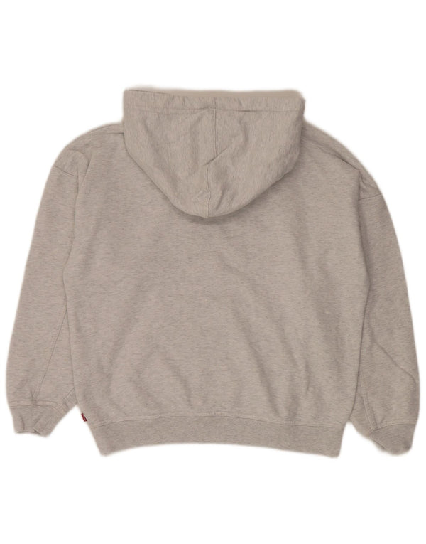 Levi's Herre Grafisk Loose Fit Hoodie Jumper XS Grå Bomuld