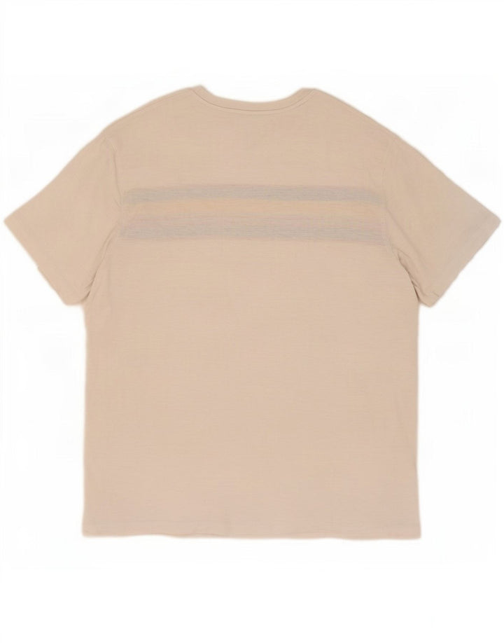 Fat Face Herre T-Shirt Top 2XL Hvid Colourblock Bomuld