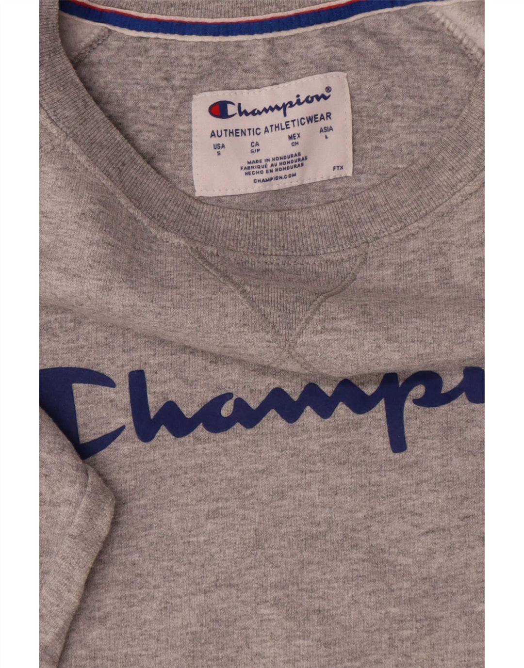 Champion Herre grafisk sweatshirt Jumper lille grå bomuld