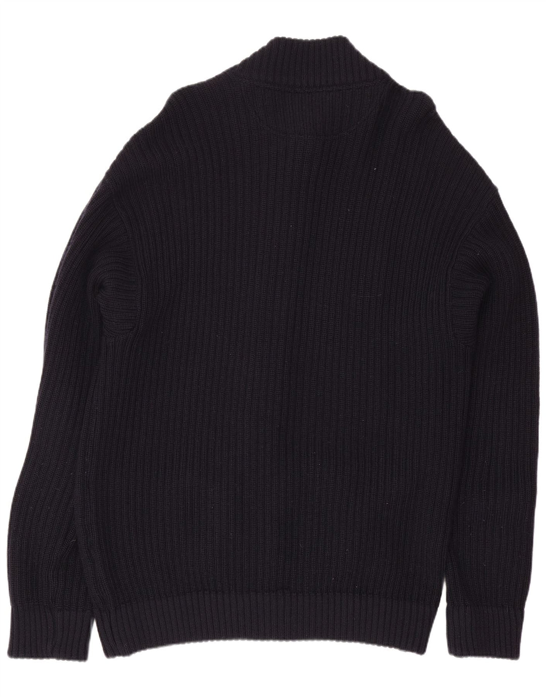 Sea & Sky Herre Cardigan Sweater Stor Marineblå Uld