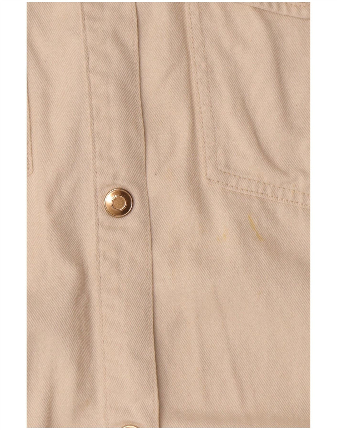 Zara Womens Bomber Jacket UK 10 Small Off White Bomuld
