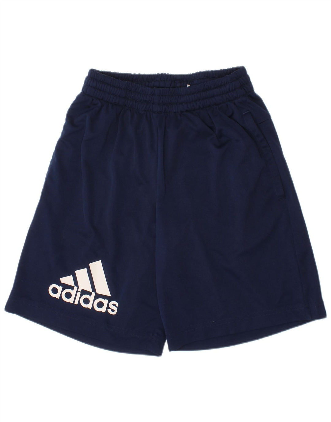Adidas drenge Climalite grafiske sportsshorts 5-6 år marineblå polyester
