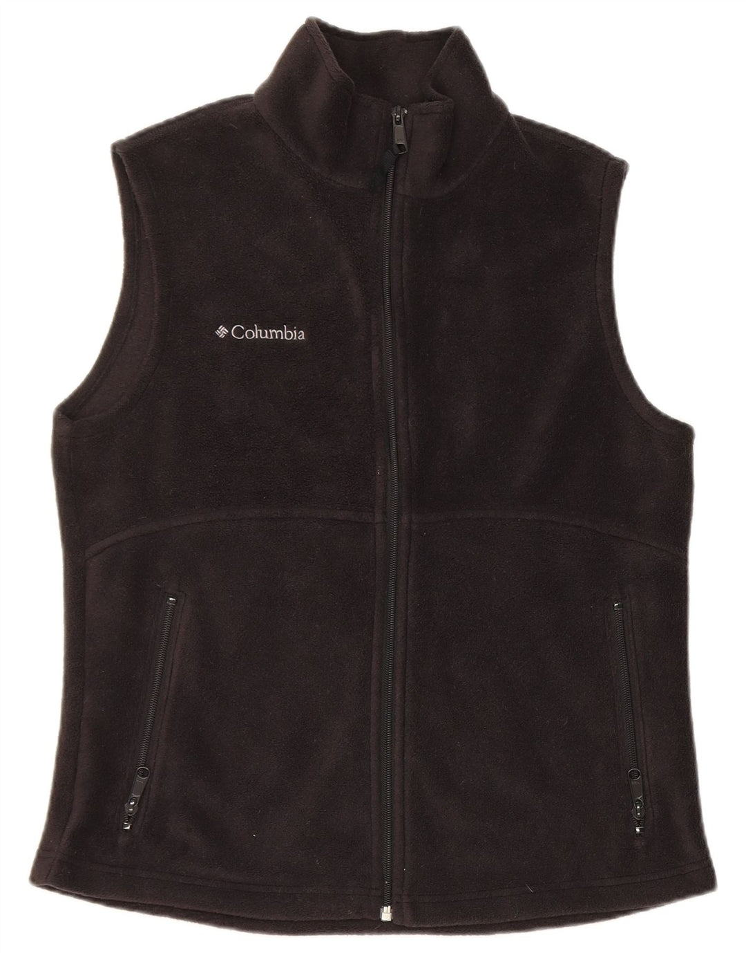 Columbia Womens Fleece Gilet UK 12 Medium Black Polyester