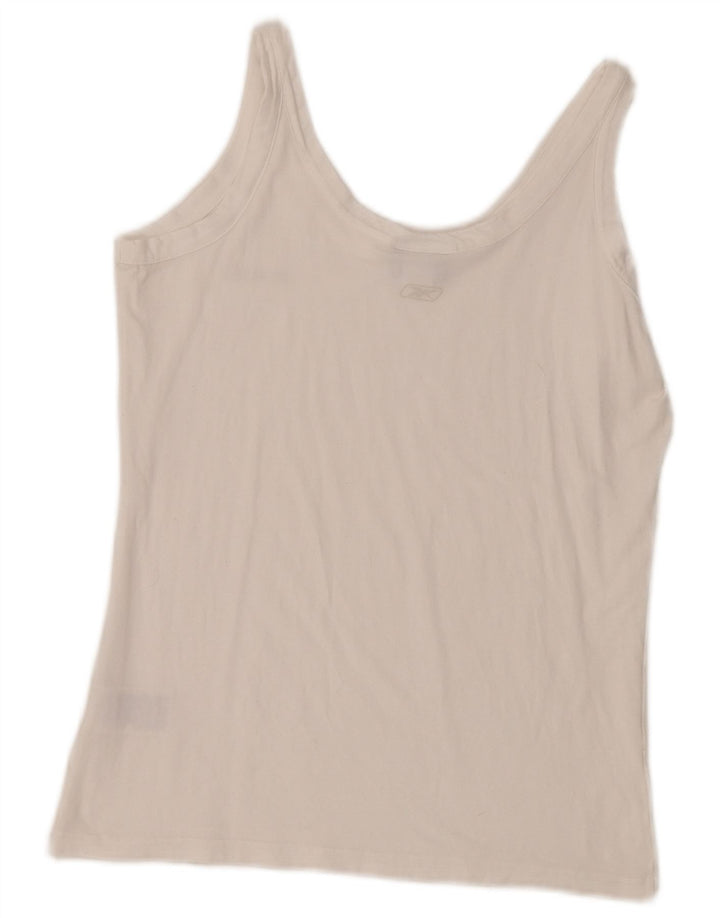 Reebok Damevest Top UK 18 XL Hvid Bomuld