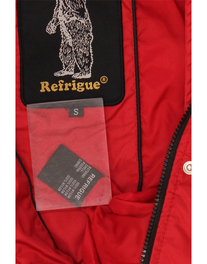 Refrigue Womens Utility Jacket UK 10 Small Rød Nylon