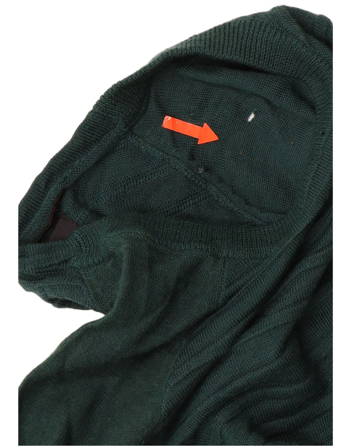 CARRERA Dame Boat Neck Jumper Sweater UK 14 Medium Grøn Stribet