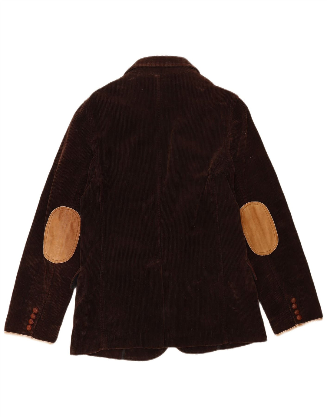 Ralph Lauren Dame 3 Button Blazer Jacket US 10 Large Brown Colourblock