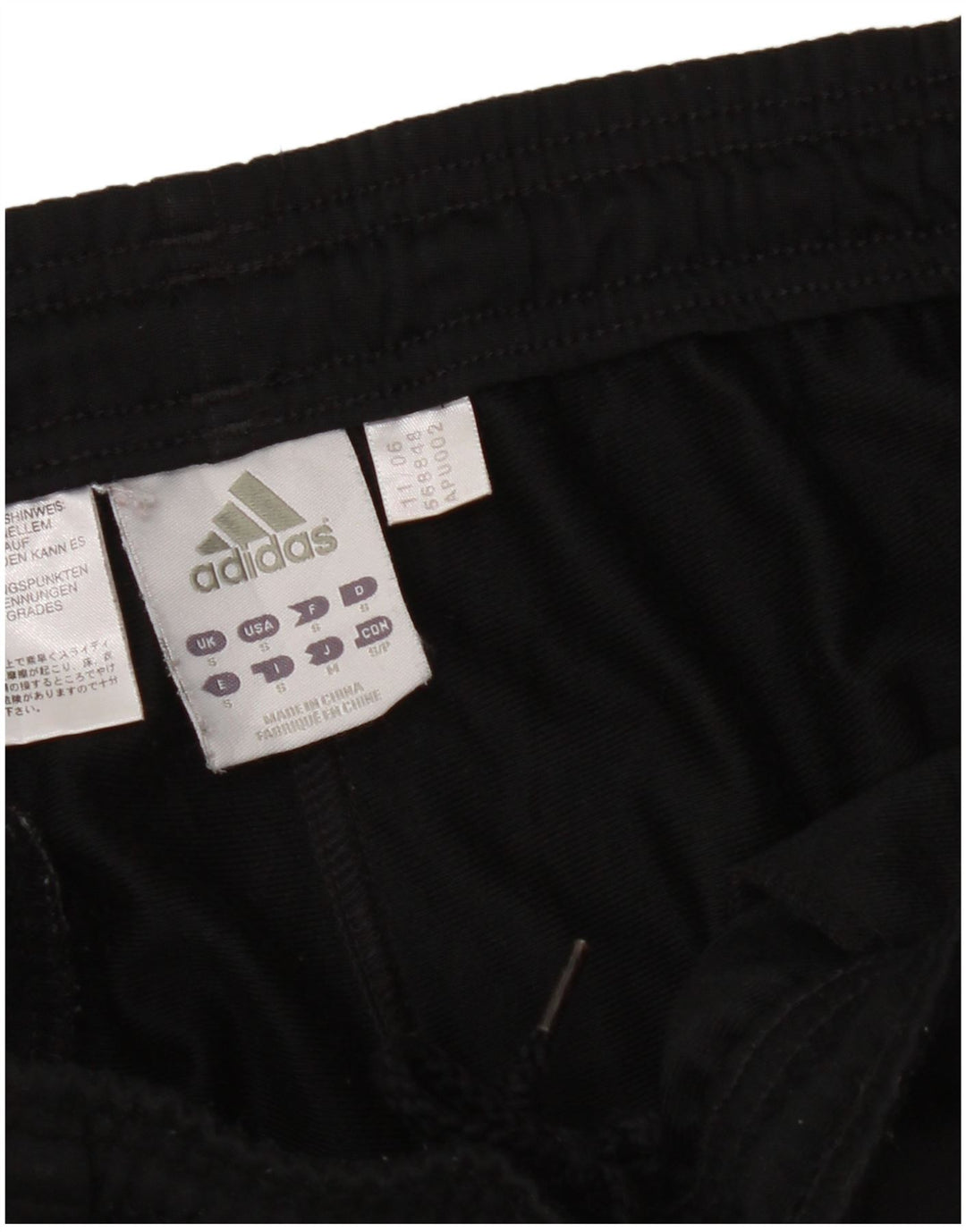 Adidas Træningsdragtsbukser til mænd Small Black Polyester