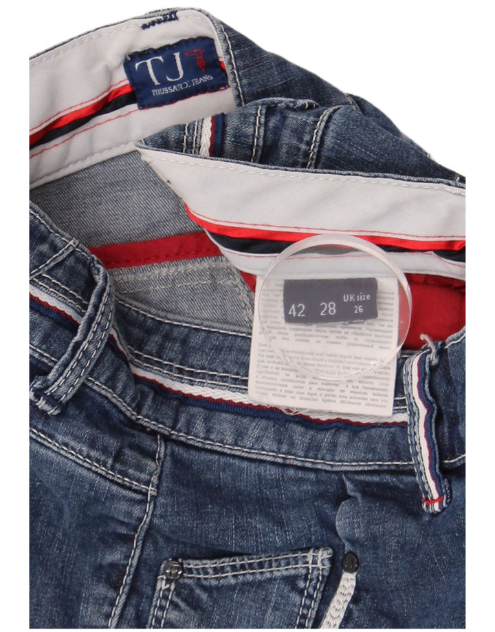 Trussardi Dame Capri Jeans W26 L20 Blå Bomuld