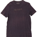 Guess Herre almindelig grafisk T-shirt Top Stor marineblå bomuld