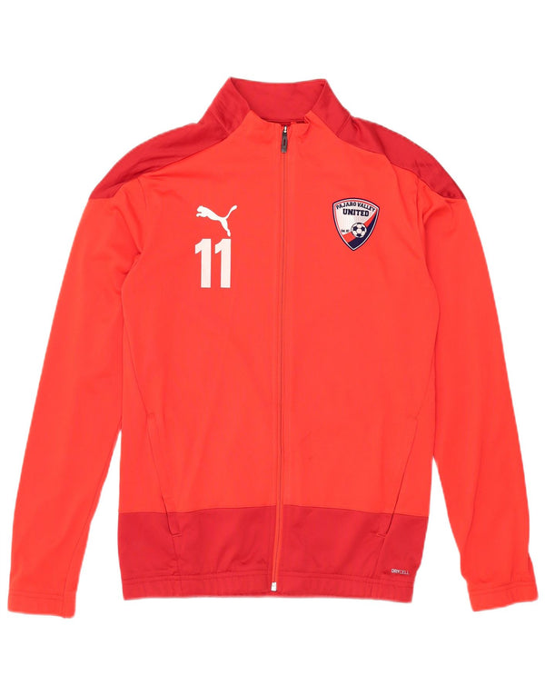 Puma Herre Pajaro Valley United træningsdragt Top jakke Lille Rød Colourblock