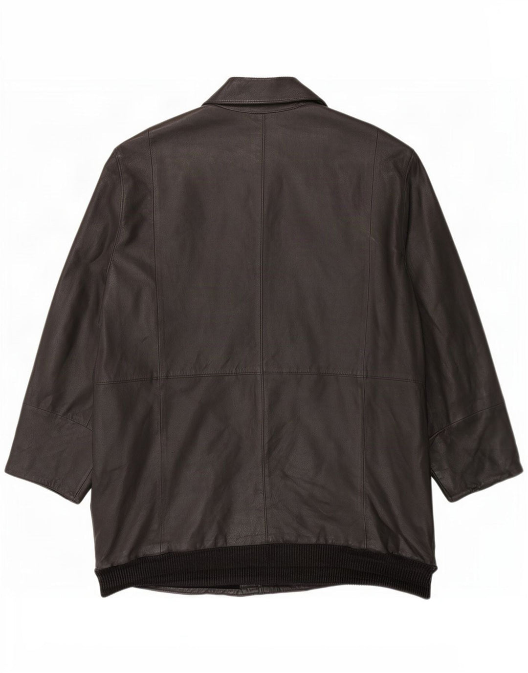 Vintage herre læderfrakke UK 42 XL Sort