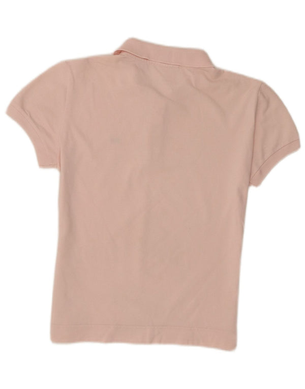 Lacoste Dame Polo Shirt Størrelse 42 Large Pink Bomuld