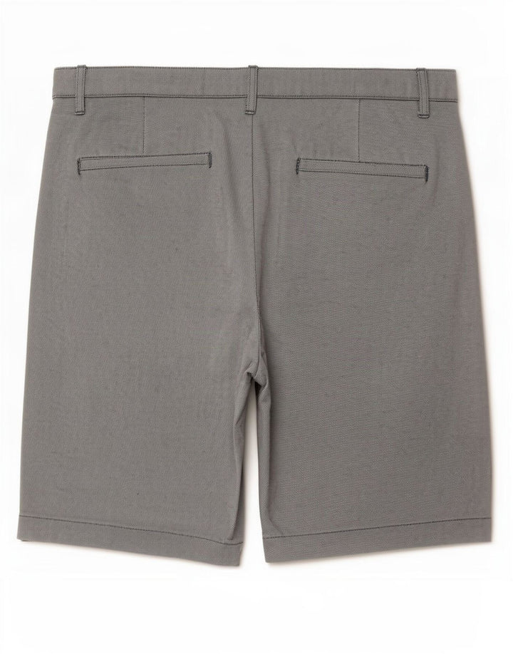 Zara Herre Chino Shorts EU 40 Medium W31 Grå Bomuld