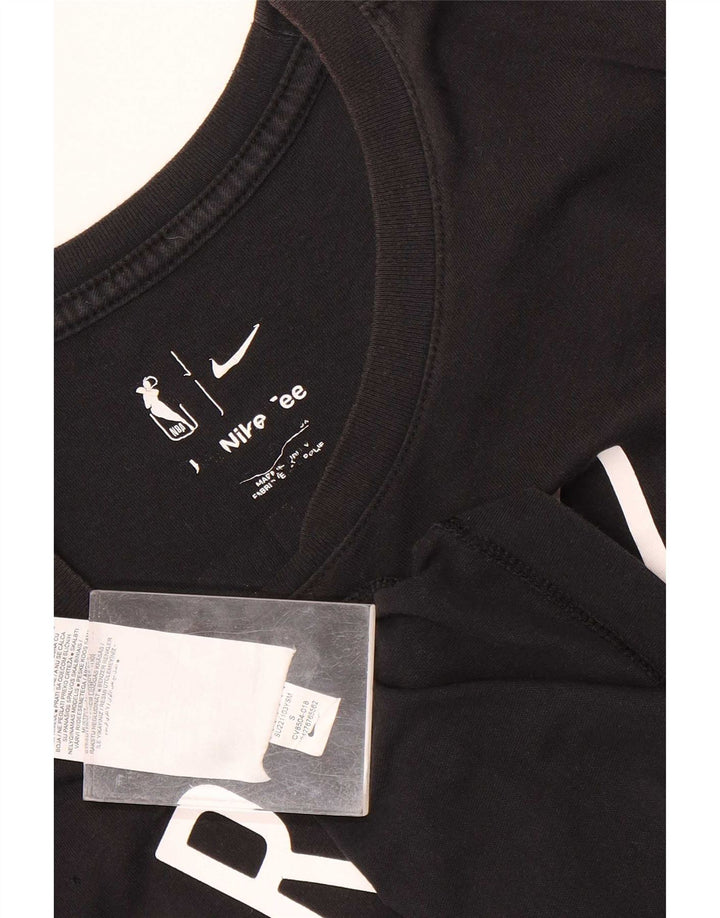 Nike Herre Brooklyn Grafisk T-Shirt Top Lille Sort Bomuld
