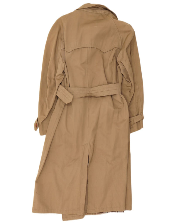 Vintage Trench Coat til kvinder UK 14 Medium Beige