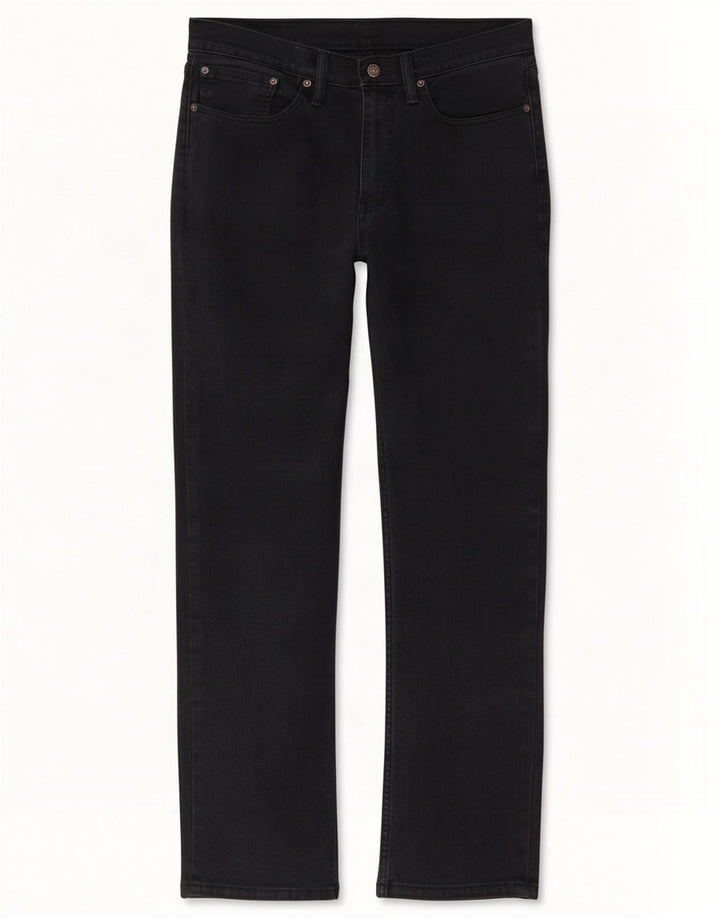 Levi's Herre 514 Straight Jeans W34 L34 Sort Bomuld