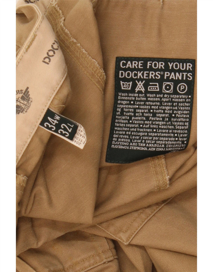 Dockers Straight Cargo bukser til mænd W34 L32 Beige