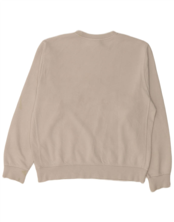 NIKE Grafisk sweatshirt til mænd mellemgrå bomuld