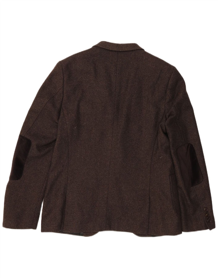 Drykorn Herre 2-knaps blazerjakke IT 52 XL Brun Uld