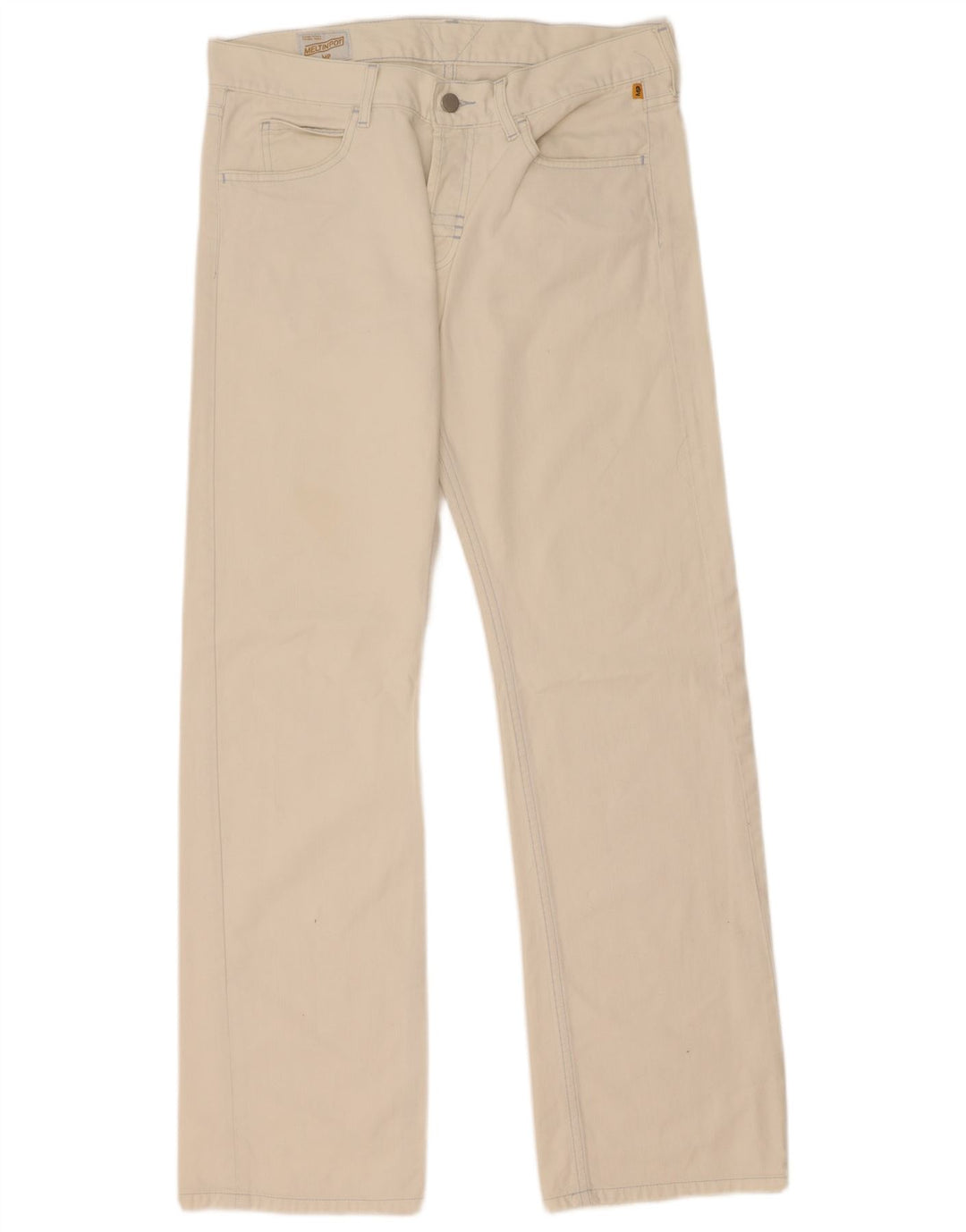 Meltin' Pot Straight Jeans til mænd W32 L33 Hvid