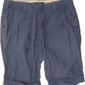 EDDIE BAUER Womens Chino Shorts US 4 Small W32 Navy Blue Cotton Vintage Eddie Bauer and Second-Hand Eddie Bauer from Messina Hembry 