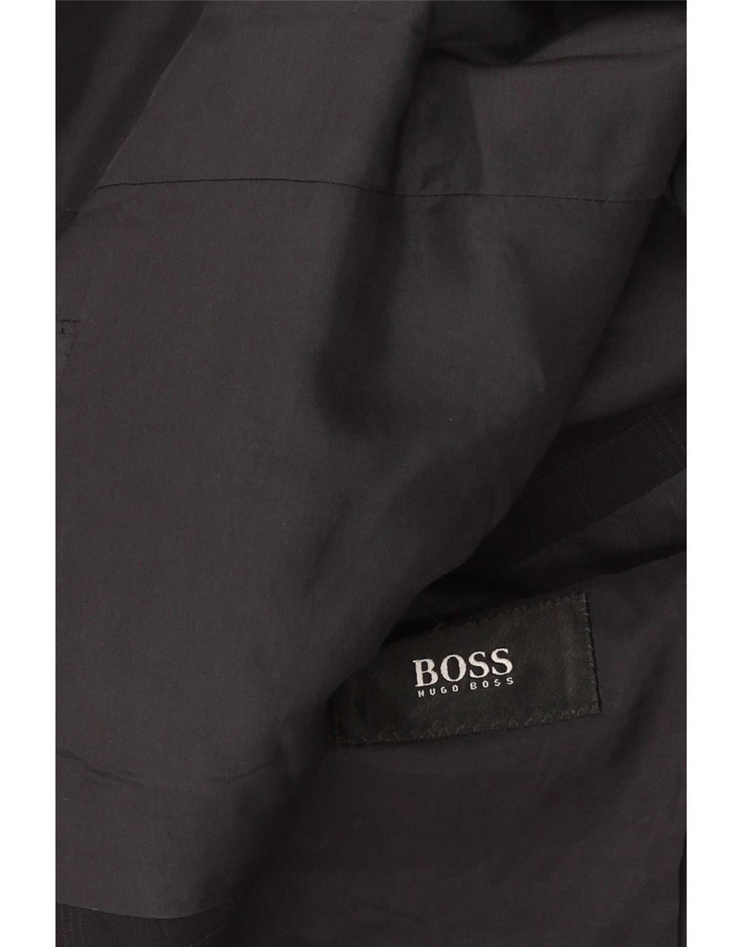 Hugo Boss Herre 3-knaps blazerjakke UK 38 Medium Navy Blue Check