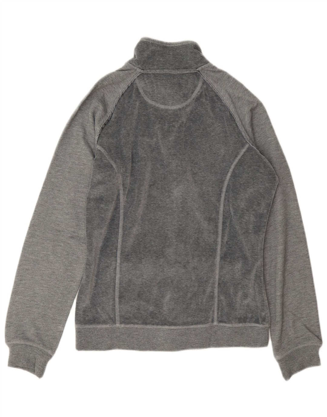 Champion Womens Heritage Fit Velour træningsdragt Topjakke UK 14 Medium Grey