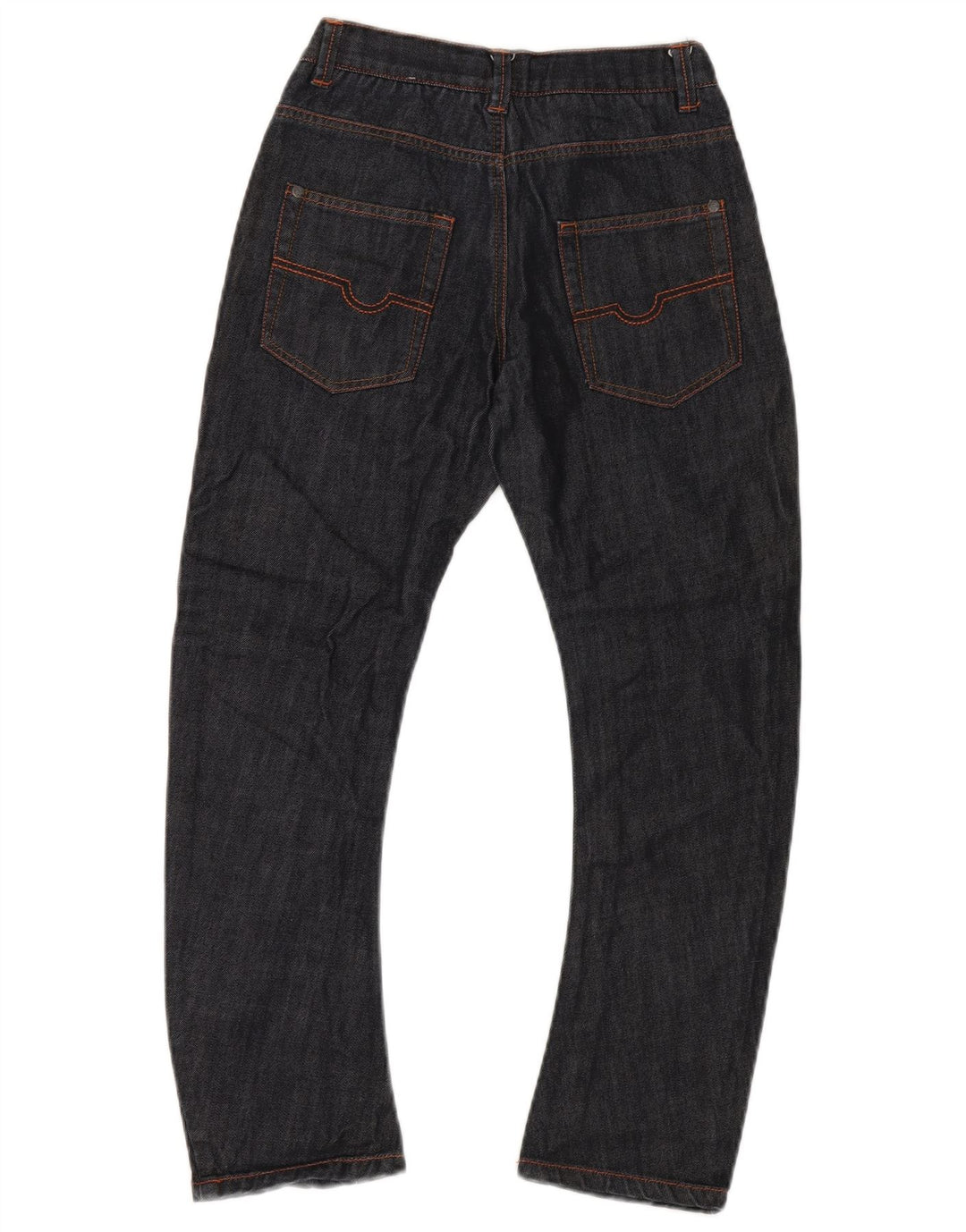 TED BAKER Drenge Banana Straight Jeans 10-11 år W26 L24 Marineblå Bomuld