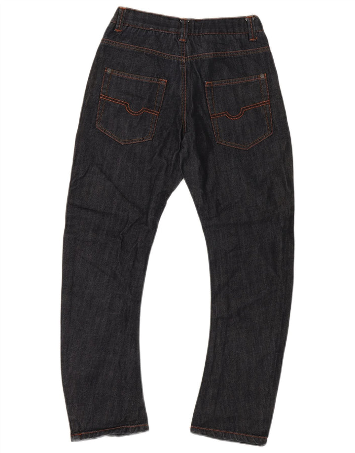 TED BAKER Drenge Banana Straight Jeans 10-11 år W26 L24 Marineblå Bomuld
