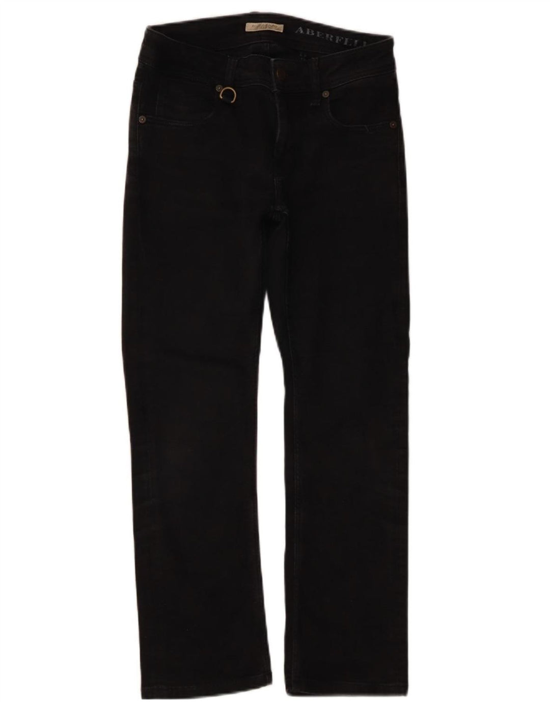 Burberry lige jeans til kvinder W26 L25 sort bomuld