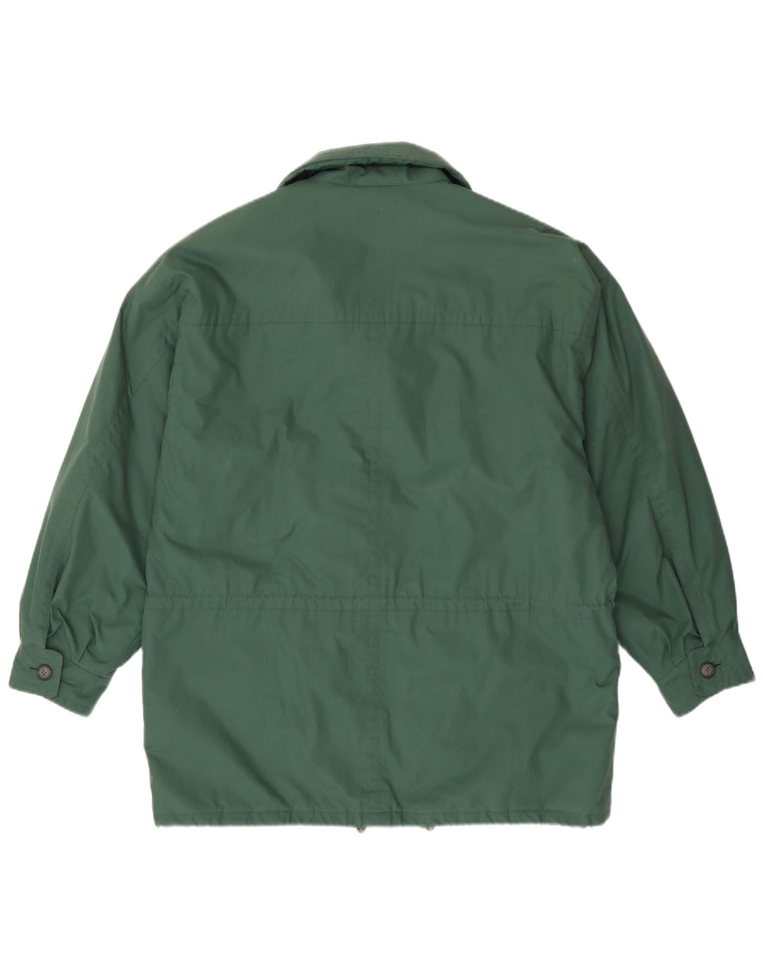 Angelo Litrico Herre Loose Fit Polstret Frakke IT 58 Medium Grøn Bomuld