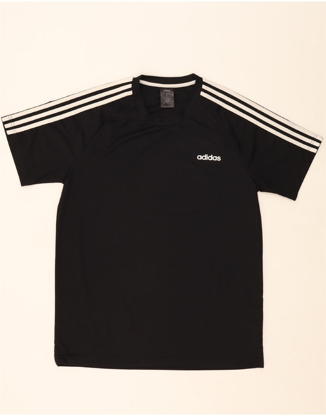 ADIDAS Mens Climalite T-Shirt Top Large Black Polyester Vintage Adidas and Second-Hand Adidas from Messina Hembry 