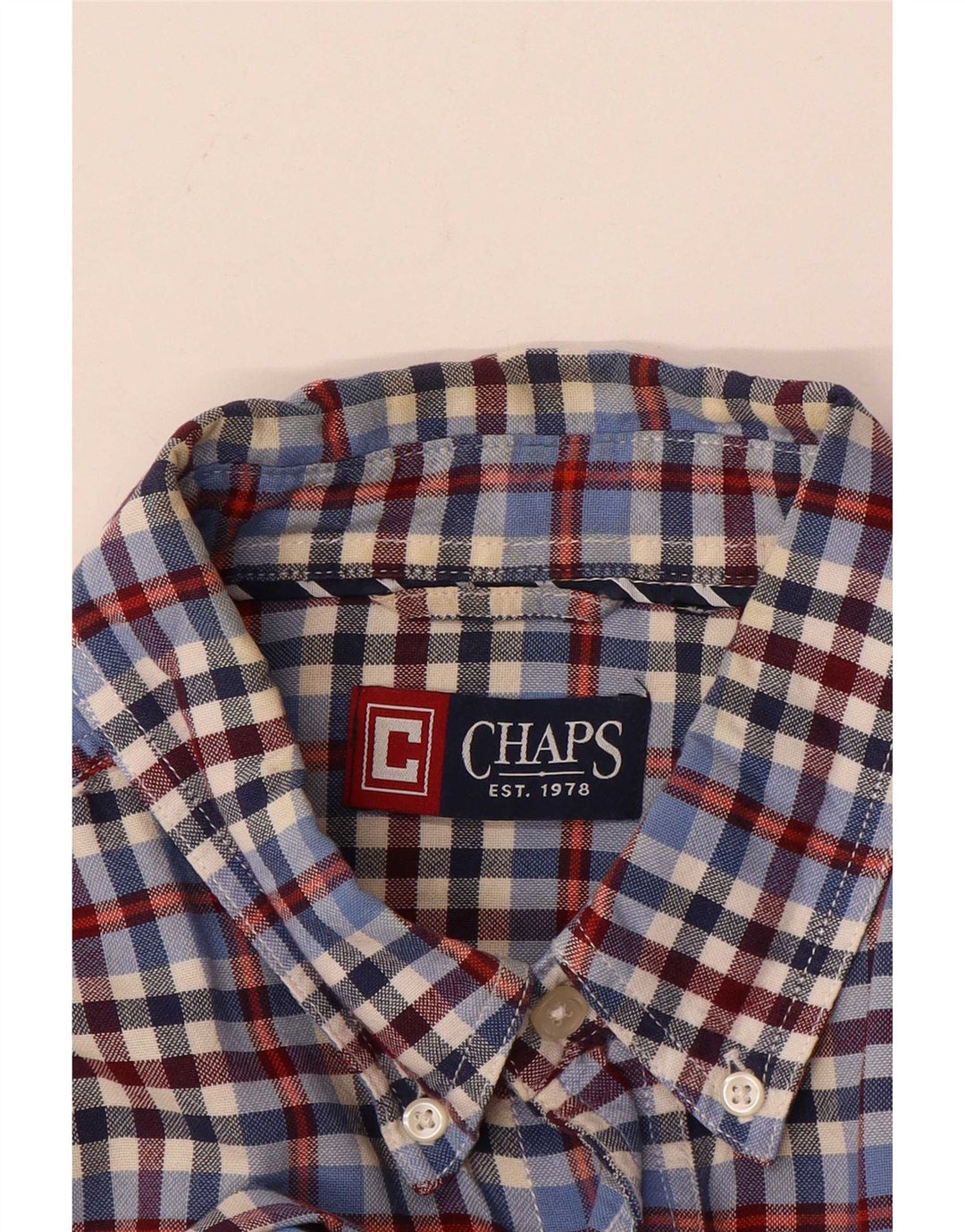Chaps Herreskjorte Stor flerfarvet Gingham