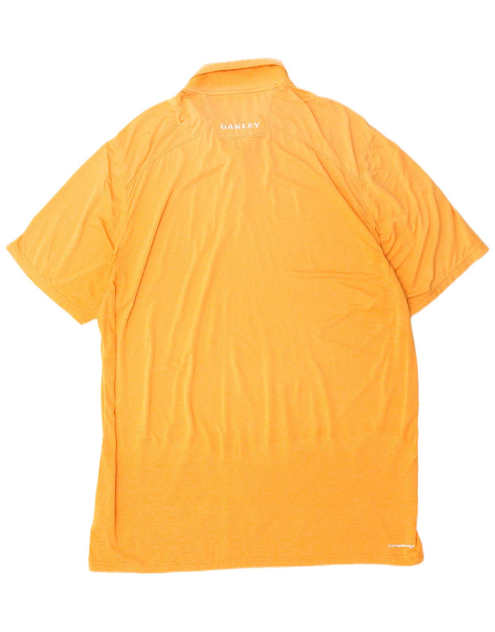Oakley Herre Polo Shirt 2XL Orange Polyester