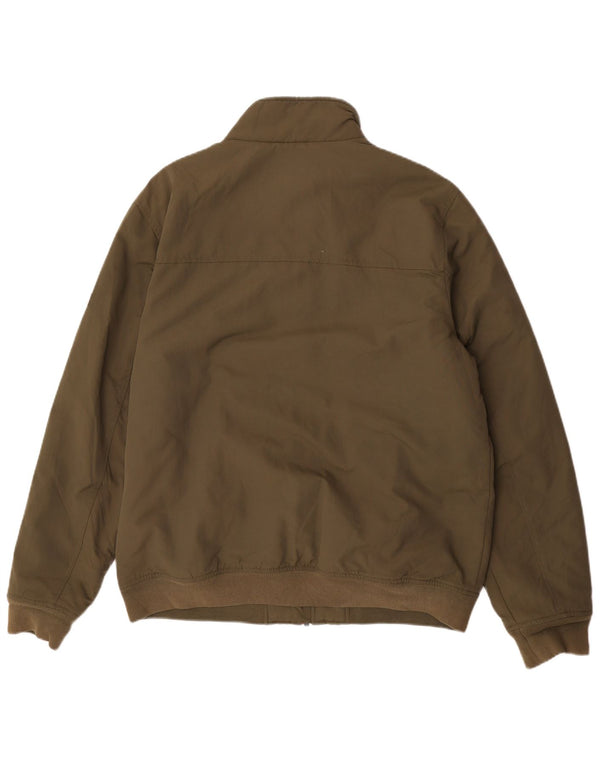 Tommy Hilfiger Herre Bomber Jacket UK 42 XL Khaki Polyamid