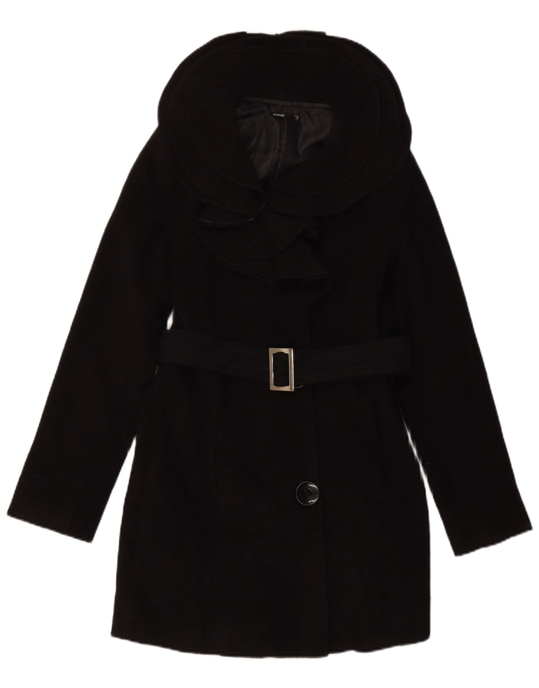 SASCH Dame Overfrakke UK 12 Medium Sort Polyester